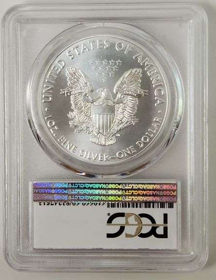 2017 American Silver Eagle PCGS MS 69 - First Day Of Issue