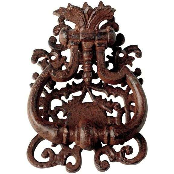 Rustic Brown Cast Iron Door Knocker