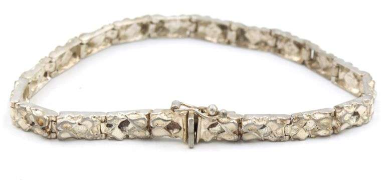 Group lot of 3 Vintage 925 sterling silver bracelets