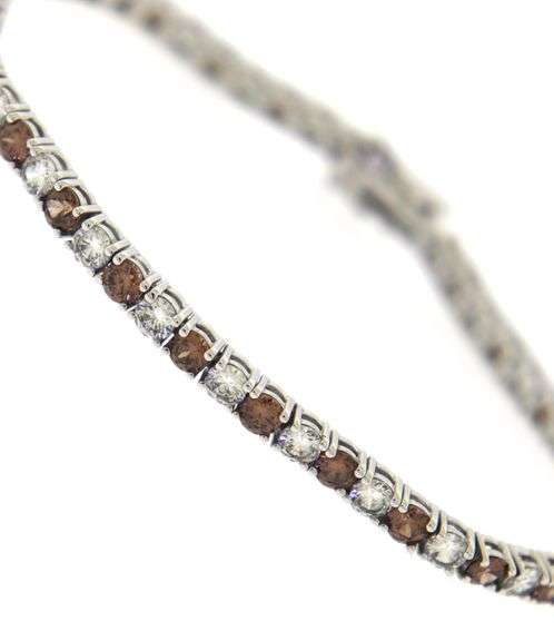 925 Sterling Silver Cubic Zirconia Tennis Bracelet