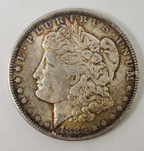 1885 O Morgan Silver Dollar, Circulated