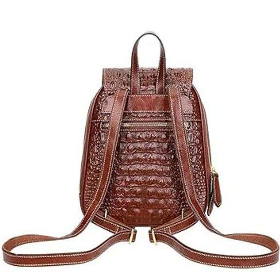 Small Crocodile Leather Backpack