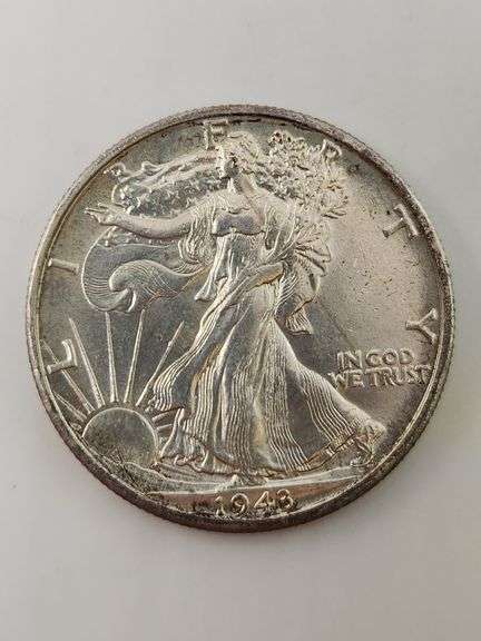 1943 Walking Liberty Half Dollar, Circulated