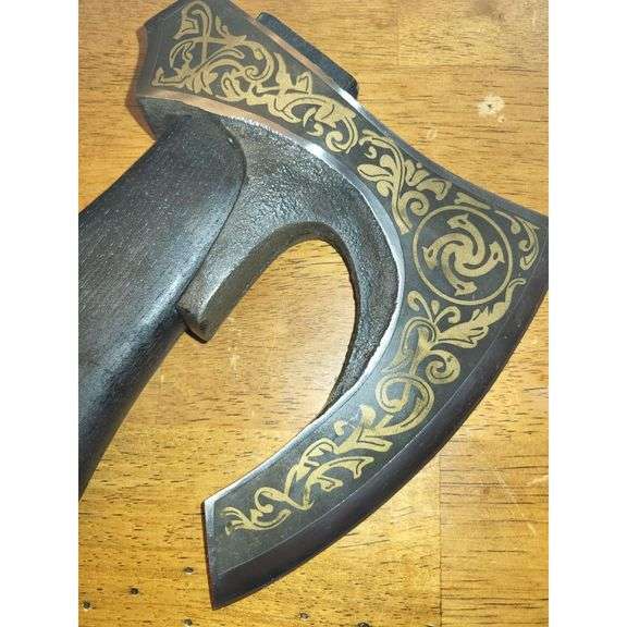 Viking Axe Norse Hatchet with Carbon Steel Head