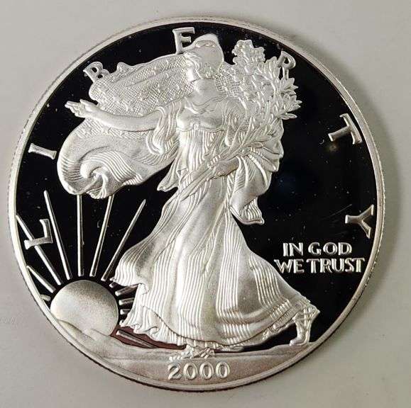 2000-P $1 Silver Eagle PR DCAM