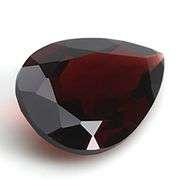 PEAR CUT GARNET PERSIAN RED LOOSE GEMSTONE