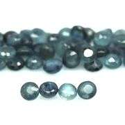 Genuine 7.50ct greenish blue sapphire set -Heated only!