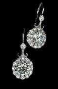 Incredible VVs1 Near Flawless 2.20 Ctw Ice Blue Fire Moissanite Earrings