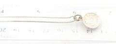 925 Sterling silver pendant on Italian box chain