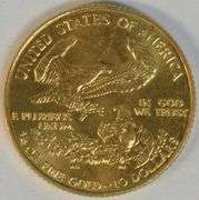 Scarce Gem BU 1986 $10 American Gold Eagle. First-year issue