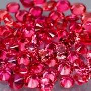 Collectors 65 piece 3.35ct fiery red Sapphire set!