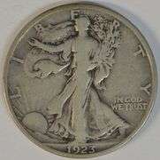 Scarce 1923-S Walking Liberty Half Dollar in VF