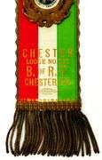 Antique Brotherhood of Railroad Trainmen Lodge Ribbon