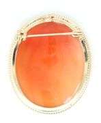 10kt Yellow gold Cameo brooch
