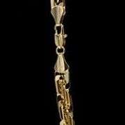 Huge 100.5 Gram 14 Kt Gold Plated Diamond Cut Rope Chain