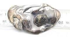 925 Sterling Silver Signed Pin