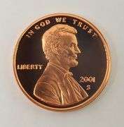 2001 S Proof Cents, Nickels, Dimes, 132 Coins