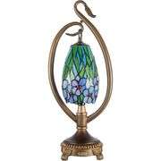 Handcrafted Tiffany Art Glass Lamp