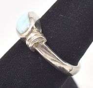 Blue Gemstone Ring in Sterling Silver