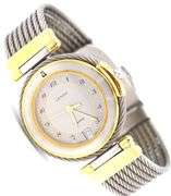 Lenox quartz 2 tone bangle bracelet watch