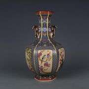 Luxury Hand-Painted Chinese Qing Vase
