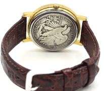 Consort half dollar liberty coin quartz watch