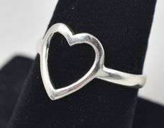 Heart Ring in Sterling Silver