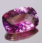 High fire! 28.02ct Concave cut Bolivian Amethyst!!!