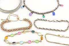 Group lot of 7 Vintage 925 sterling silver bracelets