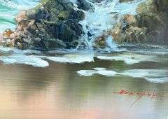 ONE OF A KIND UNIQUE  PAINTING ON CANVAS