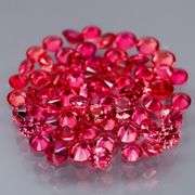 Collectors 65 piece 3.35ct fiery red Sapphire set!