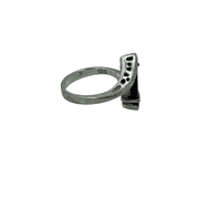 925 Sterling Silver & Onyx Jewelry Lot: Earrings, Bracelet, and Rings