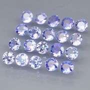 Non stop flashing 3.52ct diamond cut Tanzanite set