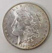 1887 Morgan Silver Dollar, BU