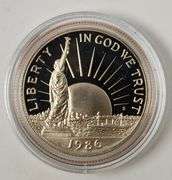 1986-S Set Statue of Liberty, 2 Coins PR