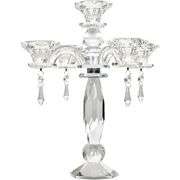 5-Arm Crystal Candelabra Crystal Drops