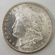 1878 S Morgan Silver Dollar, BU