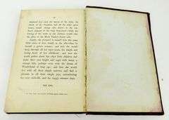 Rare 1869 Alice's Adventures in Wonderland Antique Children's Book