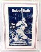 Vintage Babe Ruth USA 20c Stamp Baseball Card
