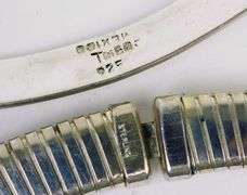 2 Vintage Sterling Silver Choker Neckpieces