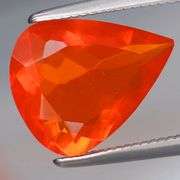 Vibrant top color 1.90ct red orange Fire Opal