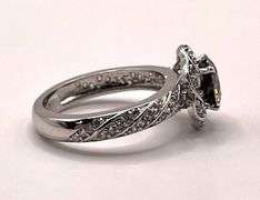 Dazzling 3.4 Ct VVs1 Golden Amber Green Lab Diamond Ring