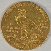Super lovely 1913 US $2.50 Indian Gold Piece. Fresh