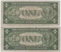 Pair of 1935-A Series $1 Hawaii Silver Certificate notes