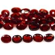 Heavy! Wine red 14.24ct untreated Garnet set!!!