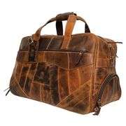 Handmade Full Grain Leather Duffle Bag