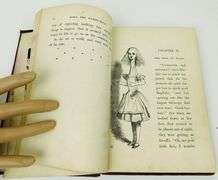 Rare 1869 Alice's Adventures in Wonderland Antique Children's Book