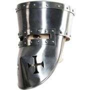 Medieval Sugarloaf Crusader Knight Helmet
