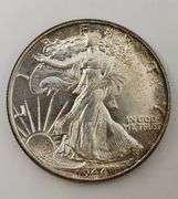 1944 Walking Liberty Half Dollar, Circulated