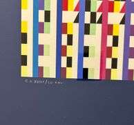 Highly Collectible Yaacov Agam Hand Signed Color Serigraph